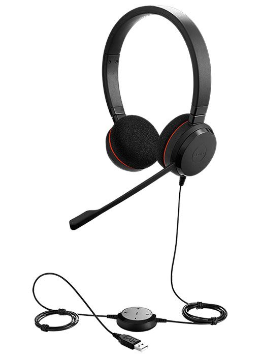 Jabra Evolve 20 MS Stereo Wired Headset - 4999-823-109