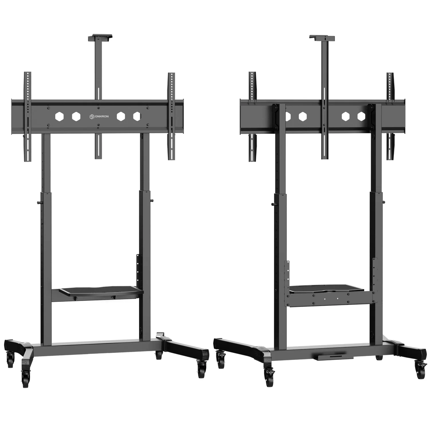 ONKRON TS1991 Mobile TV Stand for 50"-100" TV – Heavy-Duty Tv Stand for 100" Screens